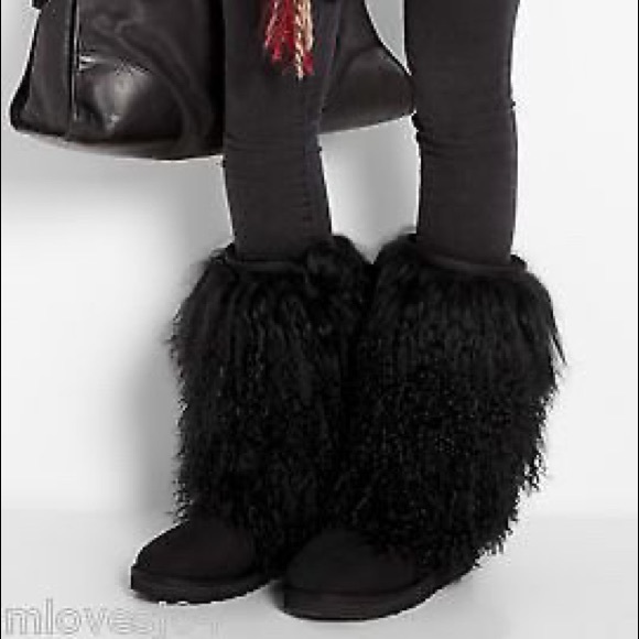 mongolian fluff momma uggs